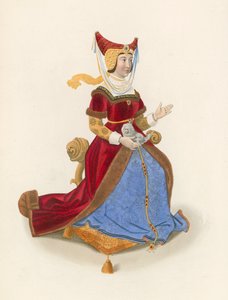 Constancia, hertiginna av Lancaster, fru till John of Gaunt, ca 1525 av Henry Shaw