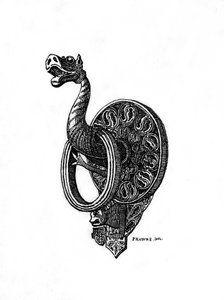 Dörrknacka, sent 1300-tal, 1843. av Henry Shaw