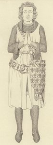 Bild av Charles greve D?Etampes, ca 1336 av Henry Shaw