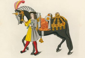 Häst och skötare, 1511 av Henry Shaw