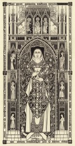 Inskuren platta, c 1350 av Henry Shaw