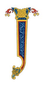 Initialbrev I, 900-talet, 1843. av Henry Shaw