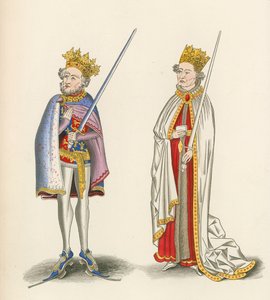 Kung John och kung Henrik I, ca 1440