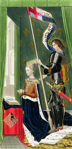 Margareta av Danmark, drottning av Skottland (1456-86) efter en målning av Hugo van der Goes (ca 1440-82) färdigställd ca 1482