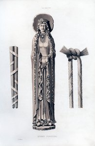 Drottning Clotilda, c1100, 1843. av Henry Shaw