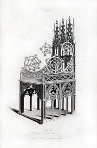 Tron av massivt silver, 1397, 1843. av Henry Shaw