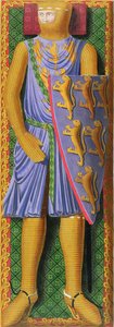 William Longespee, 1:e earl av Salisbury (d.1226) efter ett manuskript från mitten av 1200-talet i Cambridge University Library av Henry Shaw