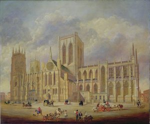 York Minster från söder (olja på duk)