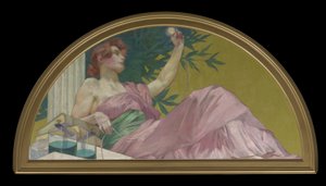 Muse of Electricity, 1893 av Henry Siddons Mowbray