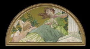 Muse of Music, 1893 av Henry Siddons Mowbray