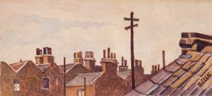 Tak från Rounton Road, ca 1930