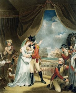 Krig, graverad av John Whessell (ca 1760-1823), utgiven av T. Simpson och Darling und Thompson, 1798 (stiplingsgravyr) (par 125539)