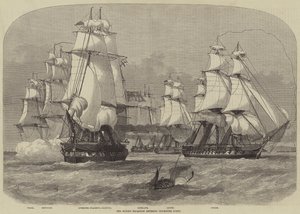 The Flying Squadron entering Plymouth Sound 