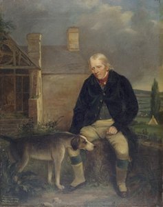 Thomas Lewis, jägare i Cefn Mable, 84 år gammal av Henry Spurrier Parkman