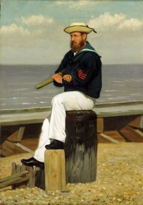 Sjöman på utkik, ca 1855 (olja på duk)