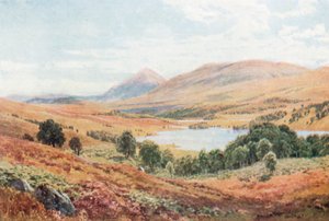 Tomdoun, Glen Garry, Inverness-Shire (färglitografi)