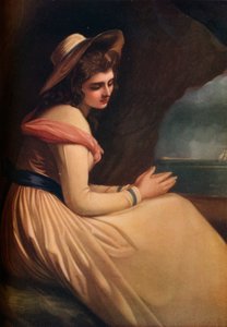 "Lady Hamilton som Ariadne", c1700-talet av Henry T Greenhead