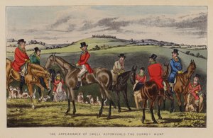 Illustration för Jorrocks Jaunts and Jollities (färg litho) av Henry Thomas (after) Alken