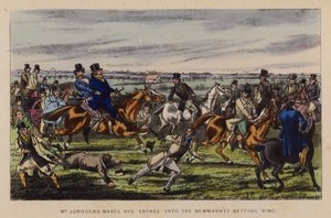 Illustration för Jorrocks Jaunts and Jollities (färg litho) av Henry Thomas (after) Alken
