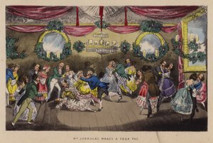 Illustration för Jorrocks Jaunts and Jollities (färg litho) av Henry Thomas (after) Alken