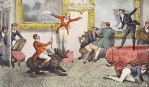 "Tally-Ho! Tally-Ho! En ny jägare; först då, Tally-Ho! Tally Ho!" (litografi) av Henry Thomas (after) Alken