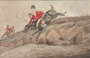 ”Att göra saken: och saken gjord:” att utföra hoppet nedåt av Henry Thomas Alken