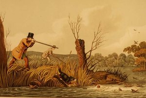 "Flacker Shooting", pub. av Thomas McLean av Henry Thomas Alken