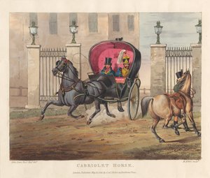 Hästar [serie om sex]: 6. cabriolethäst av Henry Thomas Alken