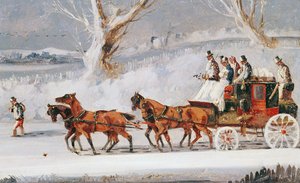 Hull till London Coach av Henry Thomas Alken