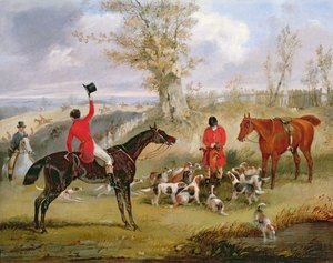 Jaktscen: Döden av Henry Thomas Alken