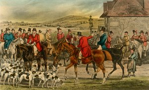 Mr. Jorrocks introducerar Yorkshireman till Surrey, 1838 av Henry Thomas Alken