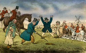 Gamle Tom, veteranharen och hans upplevelser, 1838 av Henry Thomas Alken