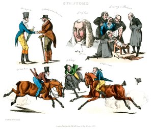 Symtom på att vara road, 1822. av Henry Thomas Alken