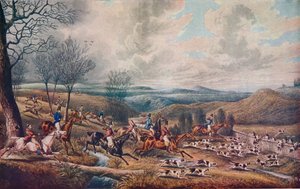Jakten på råbock, 1834 av Henry Thomas Alken