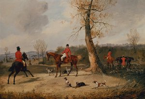 The Meet (olja på duk) av Henry Thomas Alken