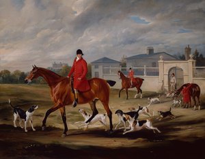 The Oakley Hunt (olja på duk) av Henry Thomas Alken