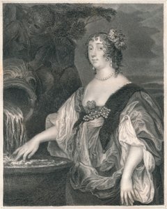 Lucy Percy, grevinna av Carlisle, c1635-1637, början av mitten av 1800-talet. av Henry Thomas Ryall