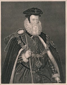 William Cecil, Lord Burghley., början av mitten av 1800-talet.