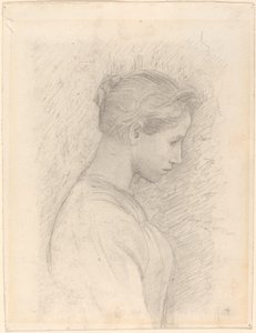 プロフィールスウェーデン語の若い女性 av Henry Tonks