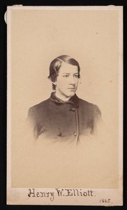 Porträtt av Henry Wood Elliott 1846-1930, 1865.