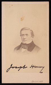 Porträtt av Joseph Henry 1797-1878, 1868.
