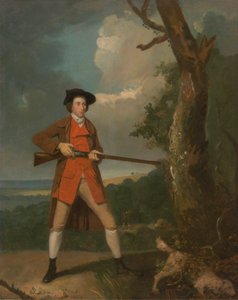 Porträtt av en idrottsman, möjligen Robert Rayner av Henry Walton