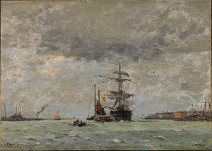 Ingång till hamnen av Henry Ward Ranger