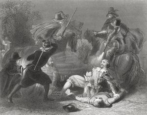 Mordet på Lord Kilwarden av Robert Emmets rebeller i Dublin, Irland, 1803, från 