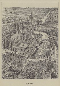 Aldgate, från väst av Henry William Brewer