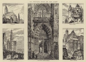 En artistturné på Lahn av Henry William Brewer