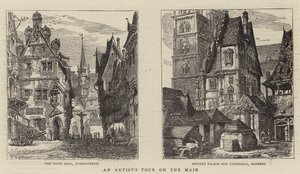 En artistturné på huvudgatan av Henry William Brewer