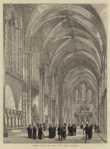 Stora salen i de nya domstolarna av Henry William Brewer