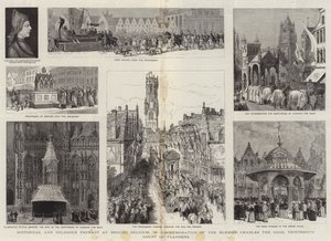 Historisk och religiös festtävling i Brygge, Belgien, till minne av den välsignade Karl den gode, trettonde greven av Flandern