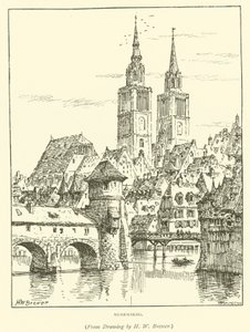 Nürnberg (gravyr) av Henry William Brewer